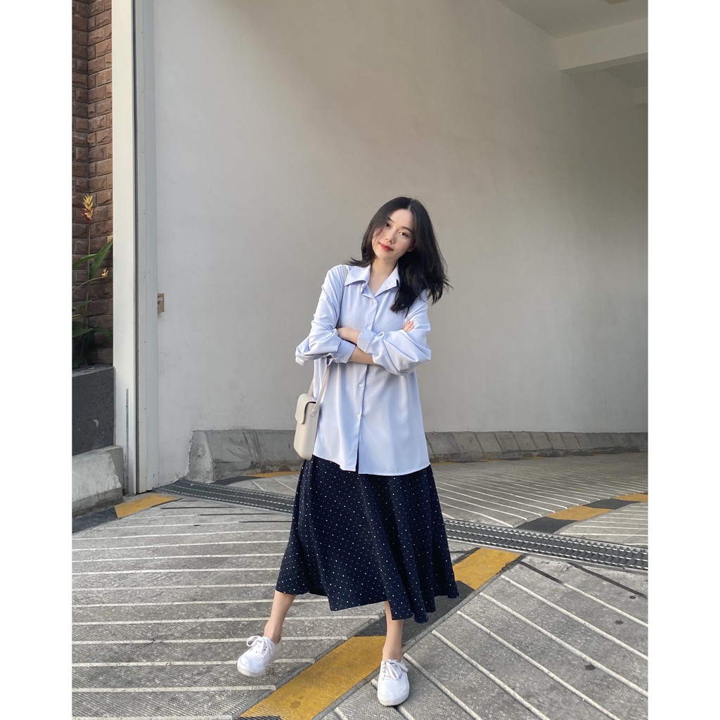CHÂN VÁY XOÈ VINTAGE PHONG CÁCH ULZZANG