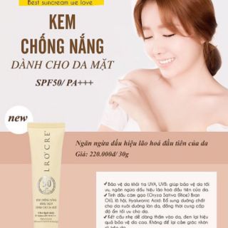 KEM CHỐNG NẮNG CHO DA MẶT