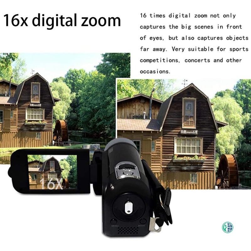 Máy quay video kỹ thuật số Full HD 1080P di động cho video
 | BigBuy360 - bigbuy360.vn