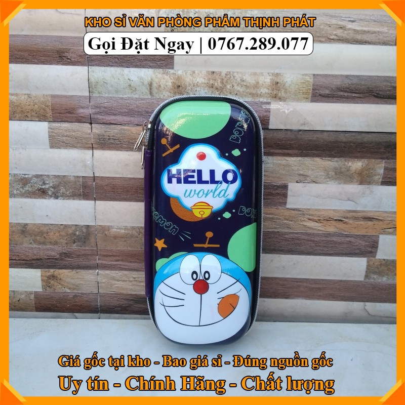 Bóp Viết Nam Hình DORAEMON - Hộp Bút Bé Trai BÉ GÁI