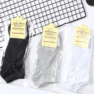 Tất-vớ nam/nữ cotton muji nhật t8s5.1-2019