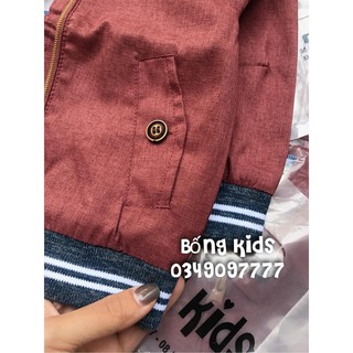 Áo Bomber Bé Trai Vải Gió N
