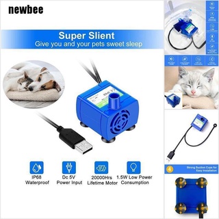 Máy bơm nước có đèn led thay thế cho mèo cưng