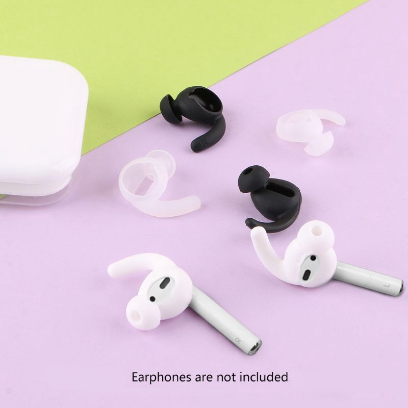 Cặp miếng bọc silicone bảo vệ đầu tai nghe dành cho Airpods Apple iPhone | BigBuy360 - bigbuy360.vn