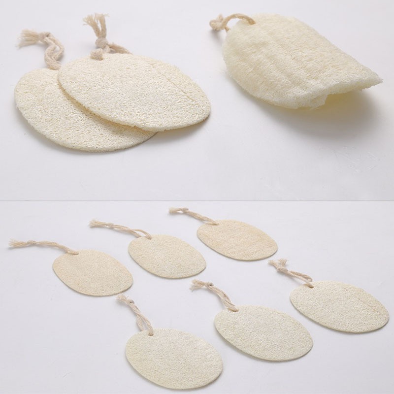 Xơ mướp rửa bát - có thể làm bông tắm,đã ép sẵn - sẽ nở to khi nhúng nước