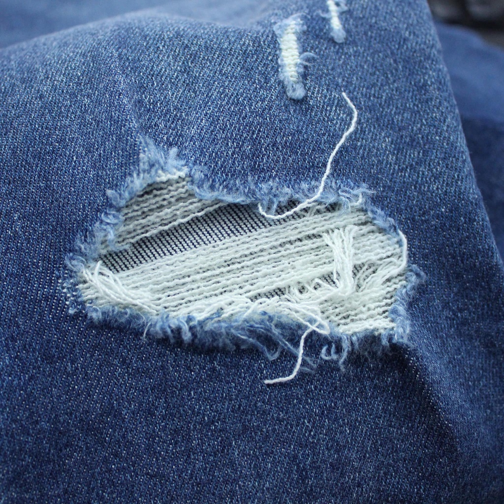 Q8695 - Quần jean skinny vừa Old Navy rách gối lai kiểu