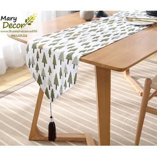 KHĂN RUNNER MARY DECOR - CÂY THÔNG KR-D07