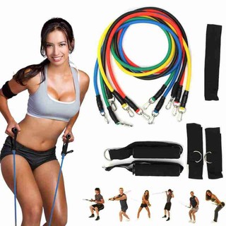 [ Bảo hành 12 tháng ] Bộ dây kéo ngũ sắc tập gym cao cấp
