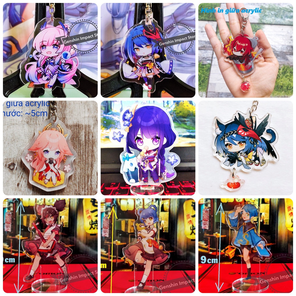 Hàng lỗi nhẹ sale off Genshin Impact nhân vật Diluc, Baal, Xiao, Albedo, Kokomi, Yanfei