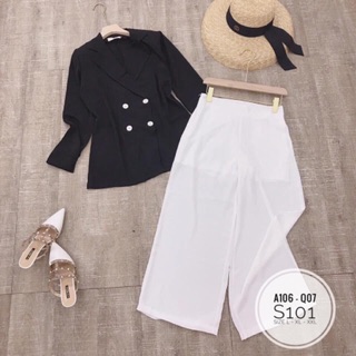 Bigsize Quần ống rộng Q07