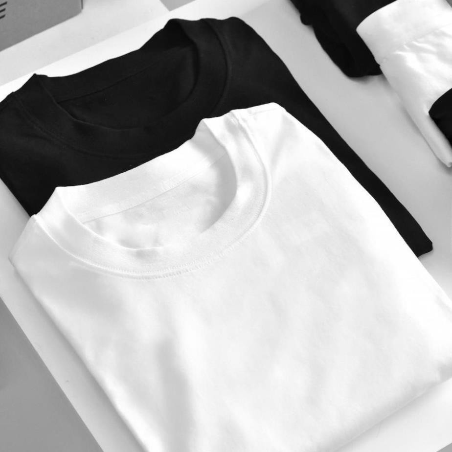 💥SIÊU HOT💥 Áo Thun Nam Cổ Tròn Dáng Unisex Tay Ngắn Basic Tee Phông Trơn Nam Nữ | BigBuy360 - bigbuy360.vn