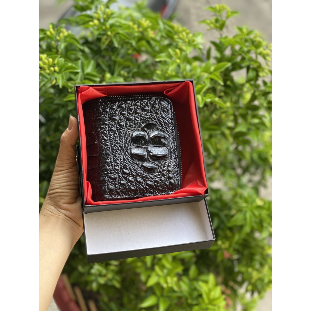 VÍ MINI NỮ ĐỰNG TIỀN DA CÁ SẤU THẬT 100% | RYRYSTORE