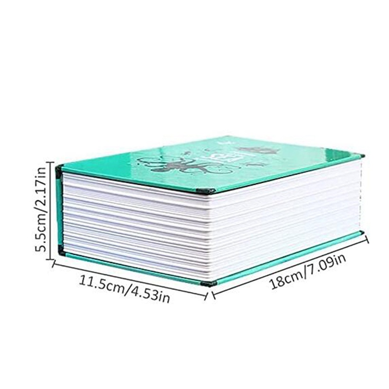Hộp Đựng Đồ An Toàn Hình Quyển Sách Giấu Kín Với 3 Khóa Kỹ Thuật Số Chống Trộm An Toàn