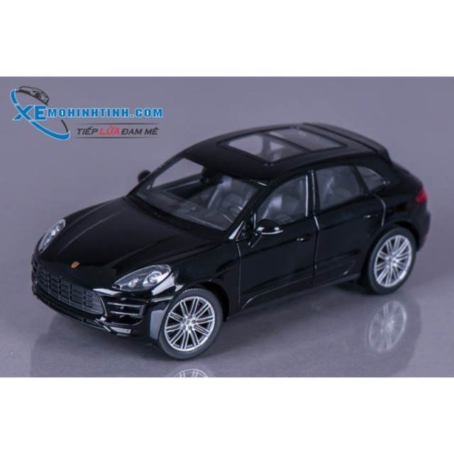 Xe Mô Hình Porsche Macan 1:24 Welly (Đen)