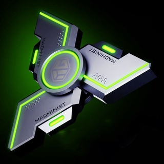 Con Quay Đồ Chơi Spinner Bằng Hợp Kim + Đèn Led Giúp Giảm Stress