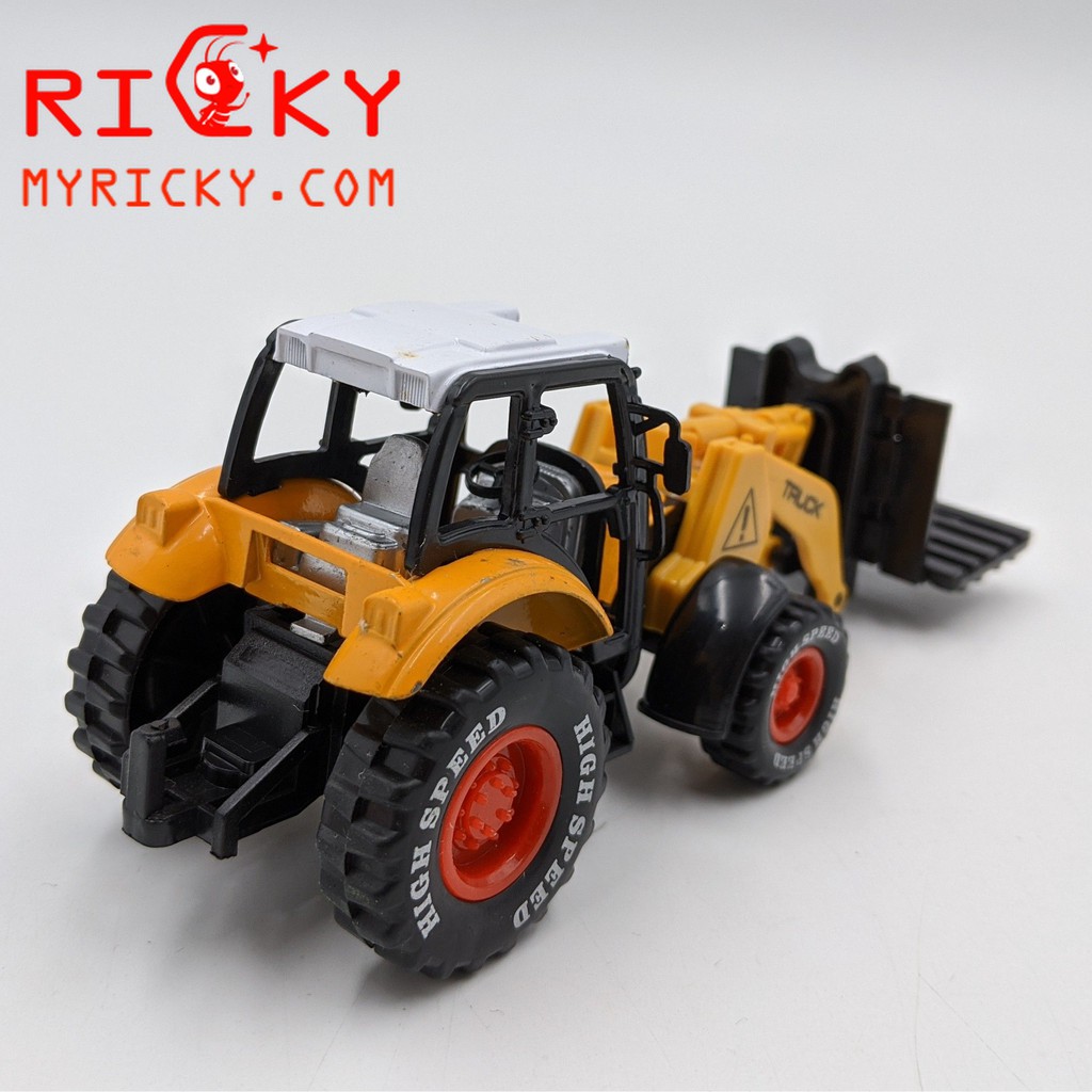 Mô hình xe nâng công trình CHẠY TRỚN bằng HỢP KIM
