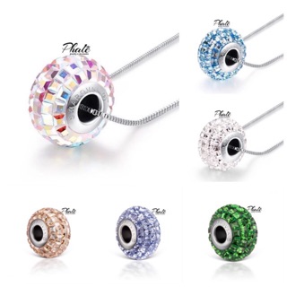 BeCharmed Pha Lê Swarovski Đính Đá Vuông S15mm