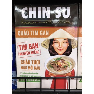 Chinsu cháo tim gan nguyên miếng