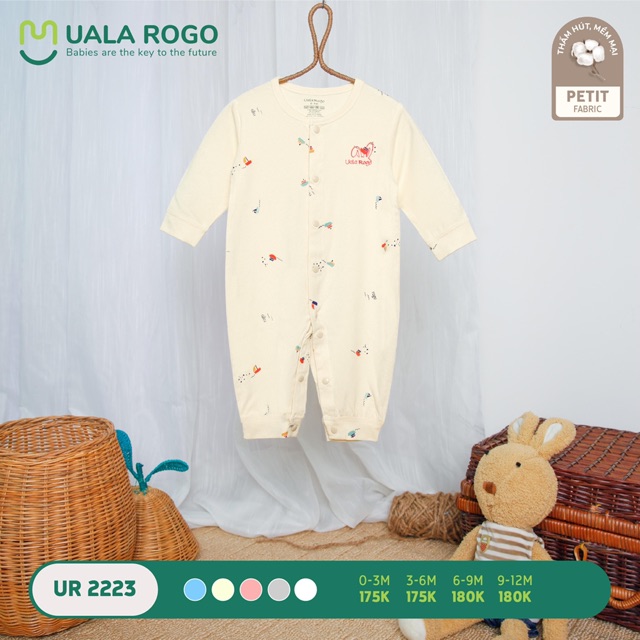 Body dài không tất UALA ROGO (0m-12m)