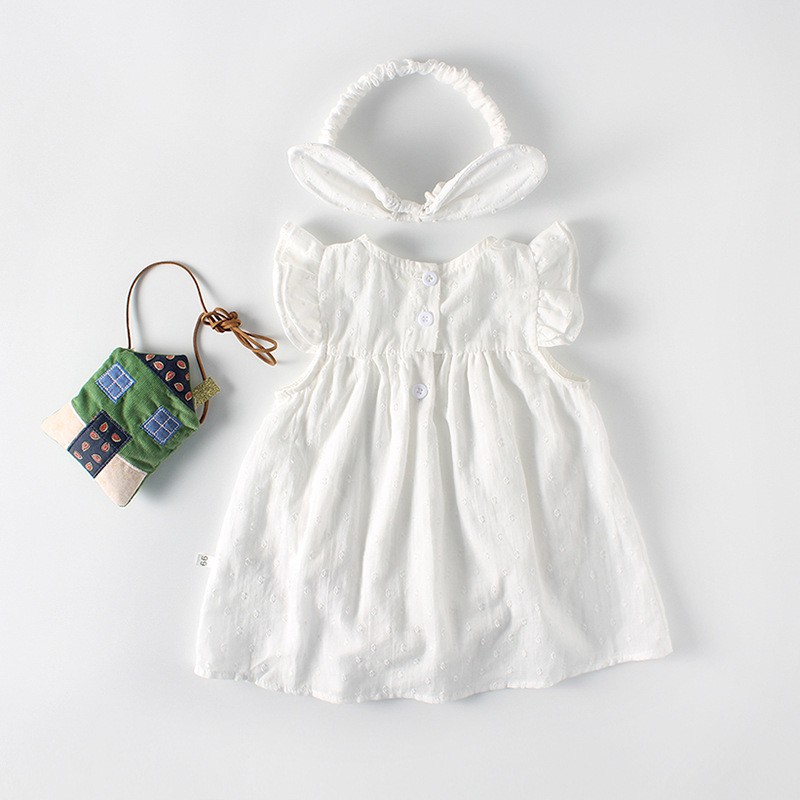 💦 Váy Đầm Sơ Sinh đầy tháng Cao Cấp, Bông Tuyết Nổi Bật 100% Cotton, Thoáng Khí Zenbaby