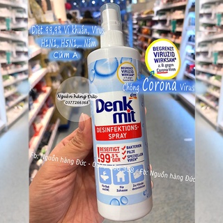 Xịt diệt khuẩn, khử trùng Denkmit Đức cho bé và cả gia đình - Nguồn hàng Đức