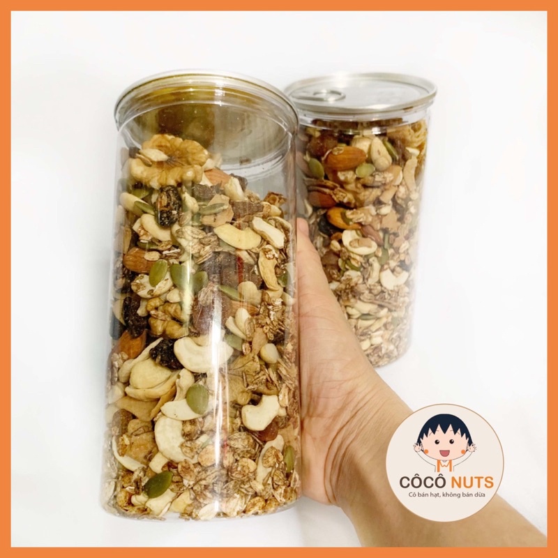 Granola siêu hạt 500g Coconuts cao cấp , ngũ cốc ăn kiêng giảm cân