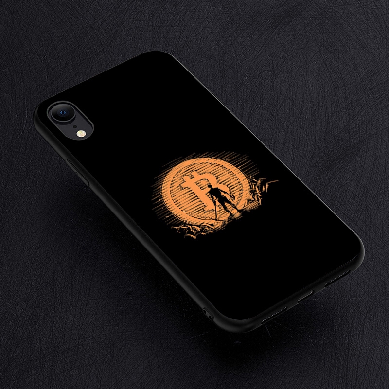 Ốp Lưng DẻO HìNh Bitcoin Cho Iphone 11 Pro Max XS XR X 6s 7 8 Plus