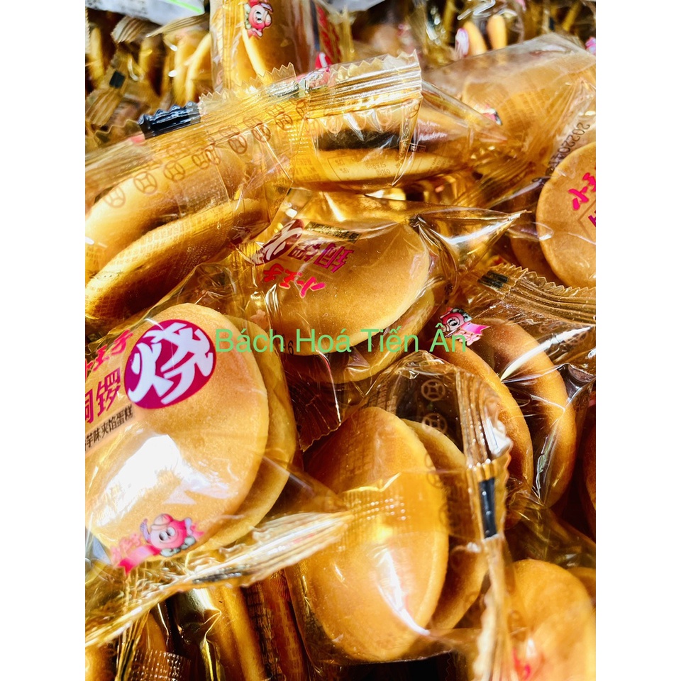 Bánh Rán Dorayaki Kẹp Nhân Kem mix đậu đỏ và Khoai môn Đài Loan cân xá 300 gam