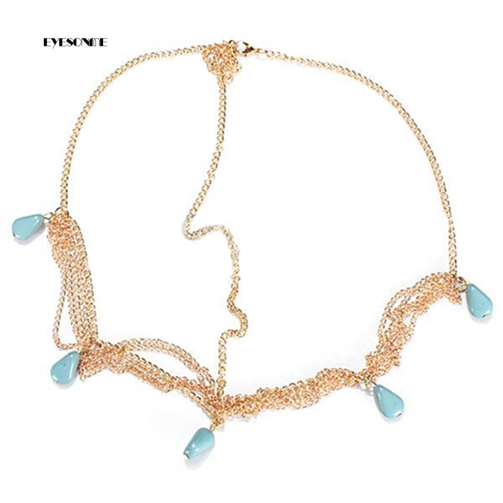 ♕Vòng Cài Tóc Hình Vương Miện Phong Cách Bohemian Cho Nữ