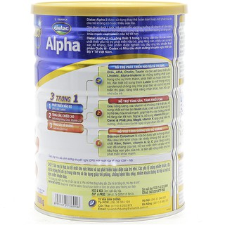 Sữa bột Dielac Alpha 2 900g (6 - 12 tháng)