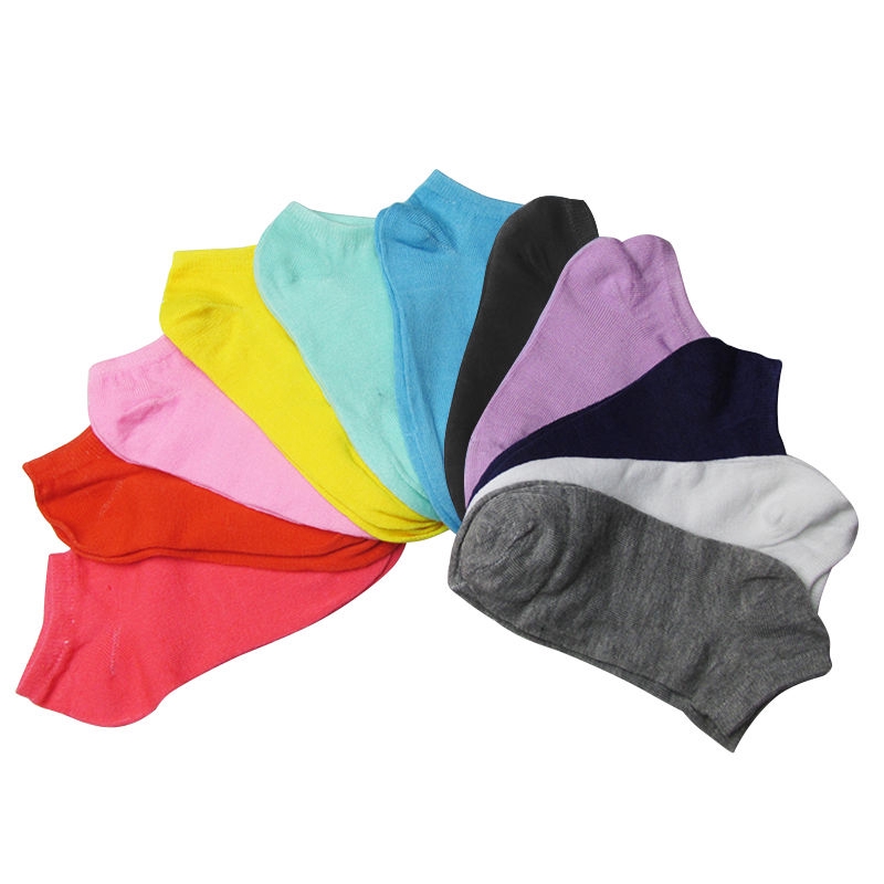 Set 5 đôi vớ cotton cổ ngắn cho nữ