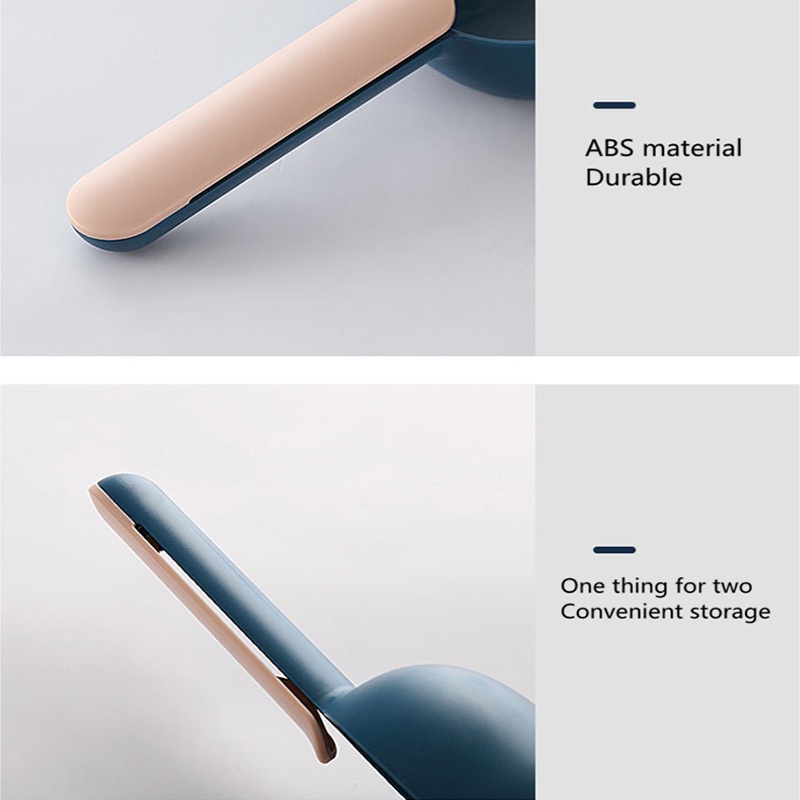 Muỗng Múc Cơm Bằng Nhựa Có Kẹp Niêm Phong Đa Năng 1 Cái