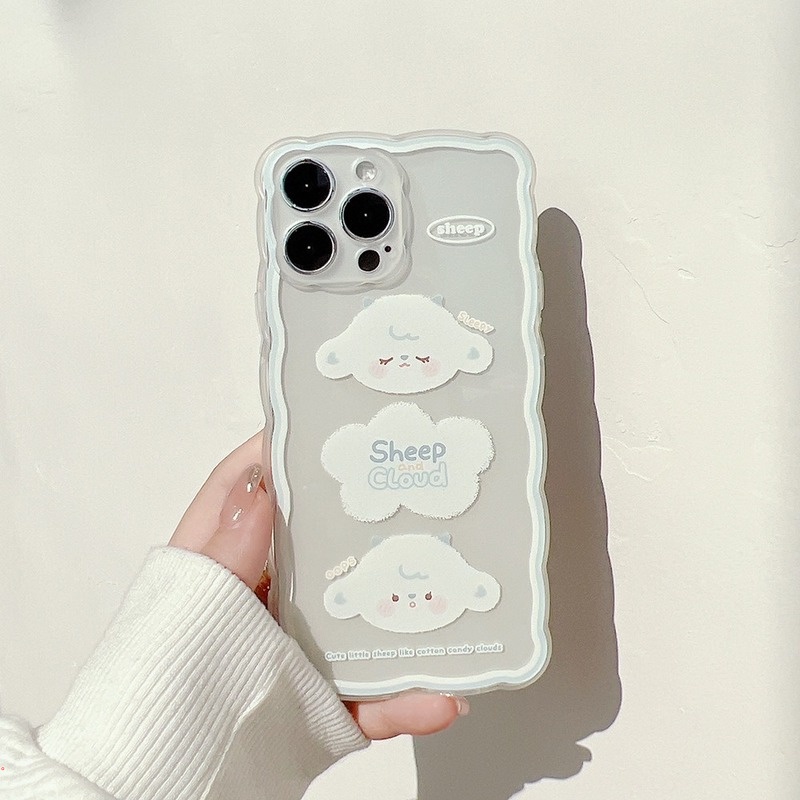 Ốp Điện Thoại TPU Silicon Mềm Họa Tiết Cừu Hoạt Hình Cho Iphone 13 12 Pro Max 12 Mini 11 Pro Max XS X 6 7 8 Plus XR
