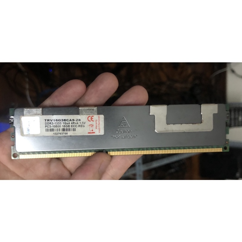 Ram ECC 16G ddr3 buss 1333 dùng tốt bh 1 tháng