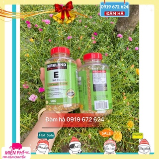 Vitamin E Mỹ 500v Kirkland 400ui hỗ trợ đẹp da sẵn