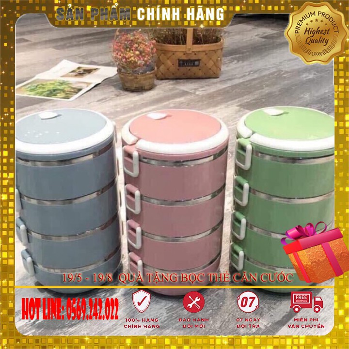 CẶP LỒNG 4 TẦNG GIỮ NHIỆT