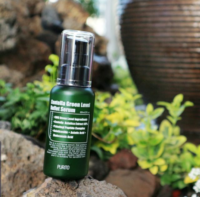 Tinh chất CHỐNG LÃO HÓA, SÁNG DA, NGỪA MỤN #Purito Centella Green Level Buffet Serum | BigBuy360 - bigbuy360.vn