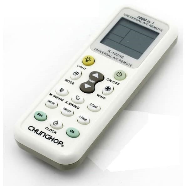 Remote máy lạnh đa năng Chunghop K-1028E [TẶNG PIN] Điều khiển điều hoà đa năng Chunghop K-1028E