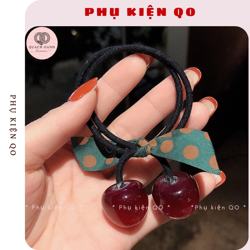 Dây chun buộc tóc Cherry BT05