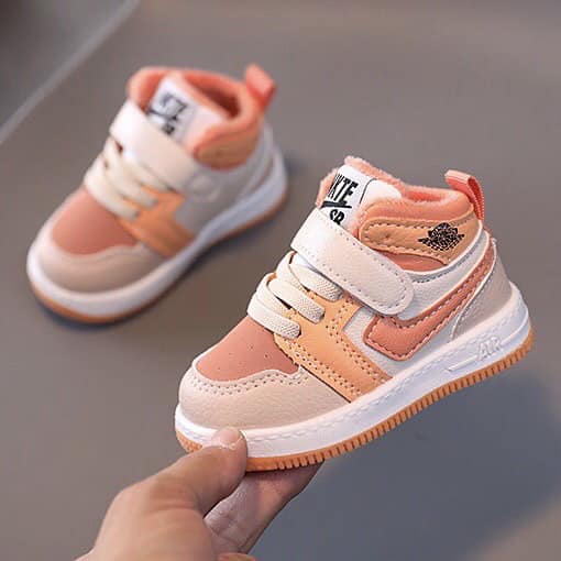 Giày bốt cao cổ trẻ em chất da mềm dáng thể thao cho bé trai bé gái từ 1-5 tuổi cực chất mẫu mới nhất 825