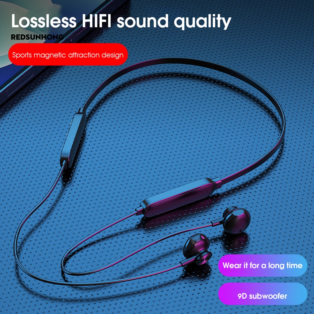 [RSH] Tai Nghe Không Dây Thiết Kế Từ Tính Tiết Kiệm Sức Lực