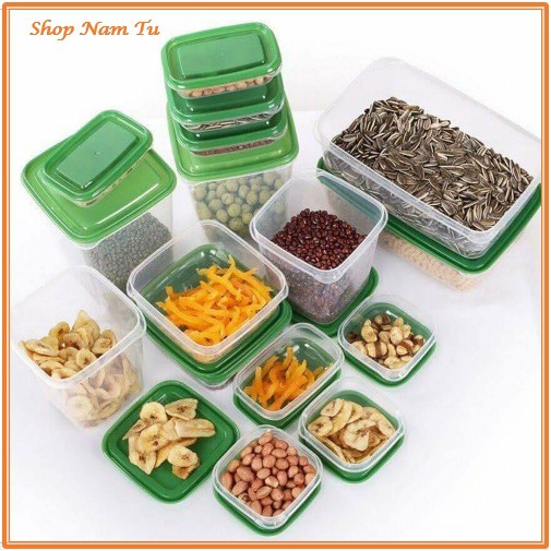 [MUA TẶNG QUÀ] Bộ hộp nhựa cao cấp đựng thực phẩm | BigBuy360 - bigbuy360.vn