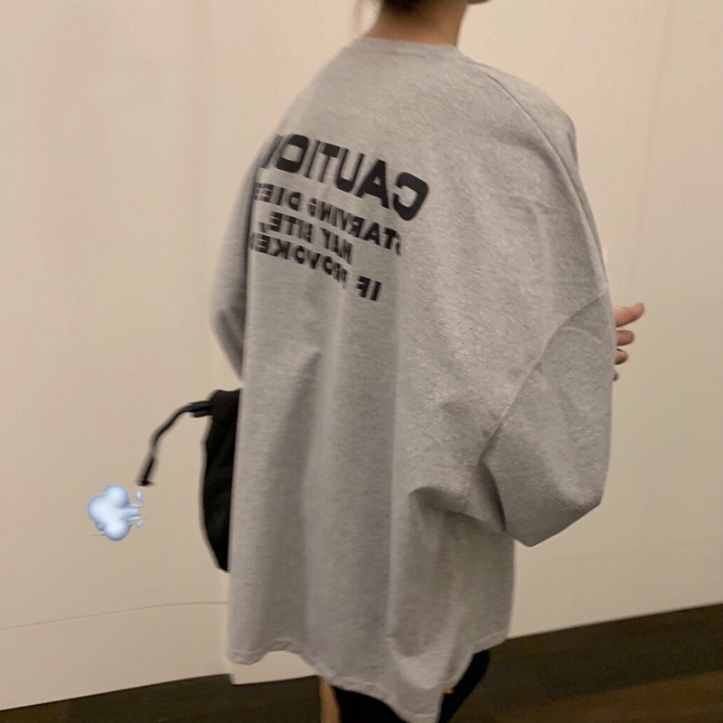 A254 ÁO THU ĐÔNG ULZZANG CAUTION.