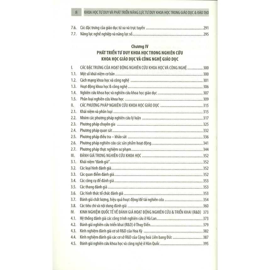 Sách - Khoa Học Tư Duy Và Phát Triển Năng Lực Tư Duy Khoa Học Trong Giáo Dục Và Đào Tạo