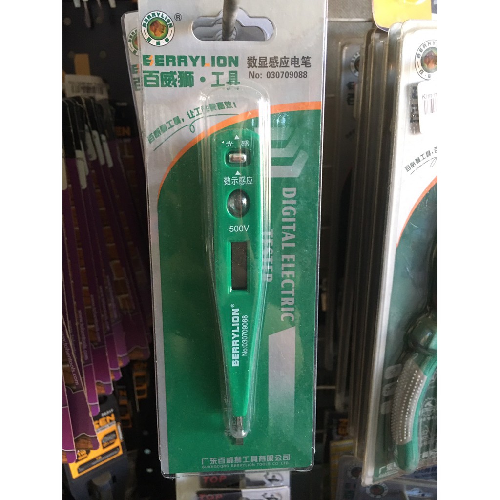 Vít thử điện điện tử Berry Lion xanh