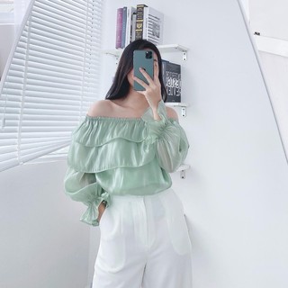 Áo Oganza trễ vai