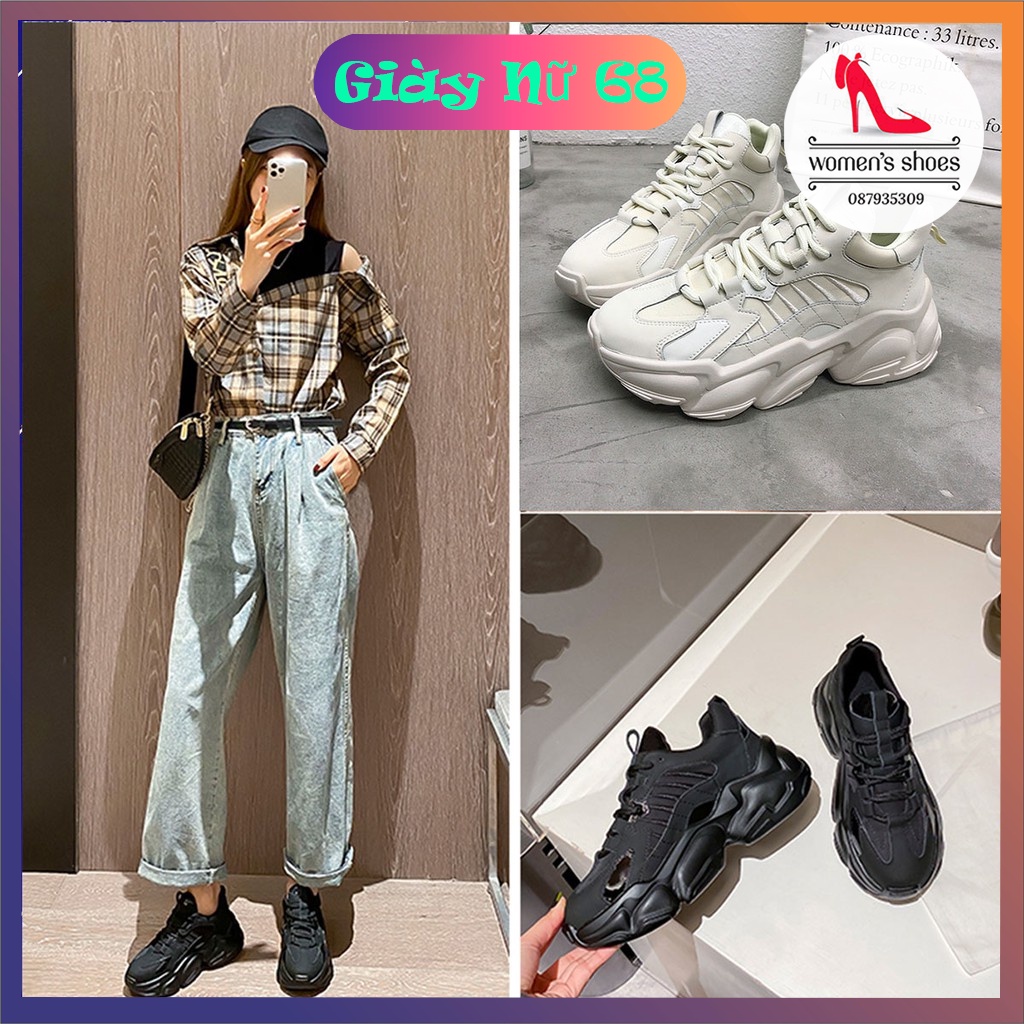 Giày Nữ Sneakers Độn Đế Mẫu Mới Siêu Hót