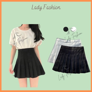 Chân Váy Tennis Xếp Ly Dáng Chữ A Chất Tuyết Mưa Khóa Bên Hông Có Quần Trong Lady