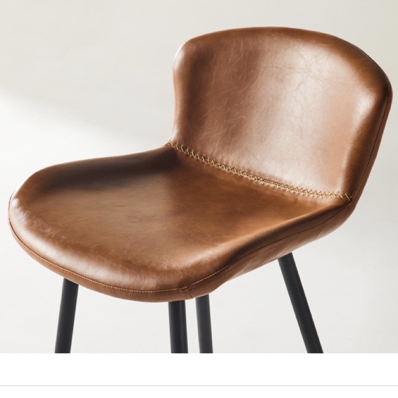 Ghế bar da Nordic cao cấp, hiện đại - bar chair
