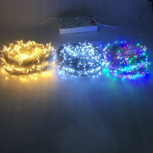 10 Dây đèn chớp (nháy) 100m 800 bóng, dây đèn LED, đèn trang trí noel, lễ tết, tiệc
